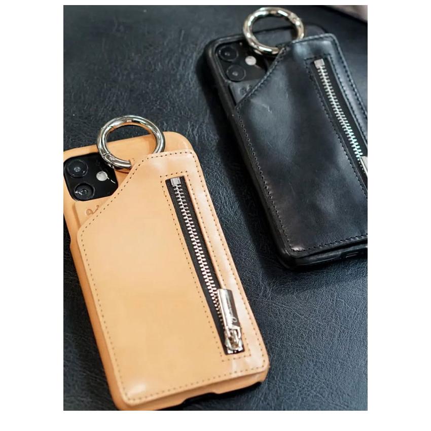 iPhoneケース ajew iphone ajew iPhone対応 エジュー cadenas leather zipphone case