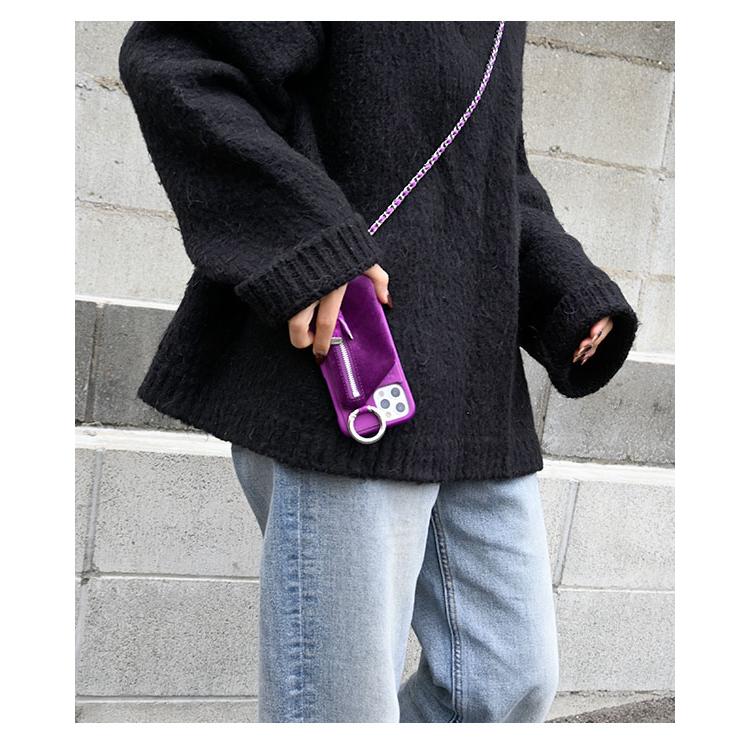 iPhone14pro ajwe ケース　パープル ajew（エジュー） 【在庫限りSALE50%OFF】【iPhone対応】 ajew dress