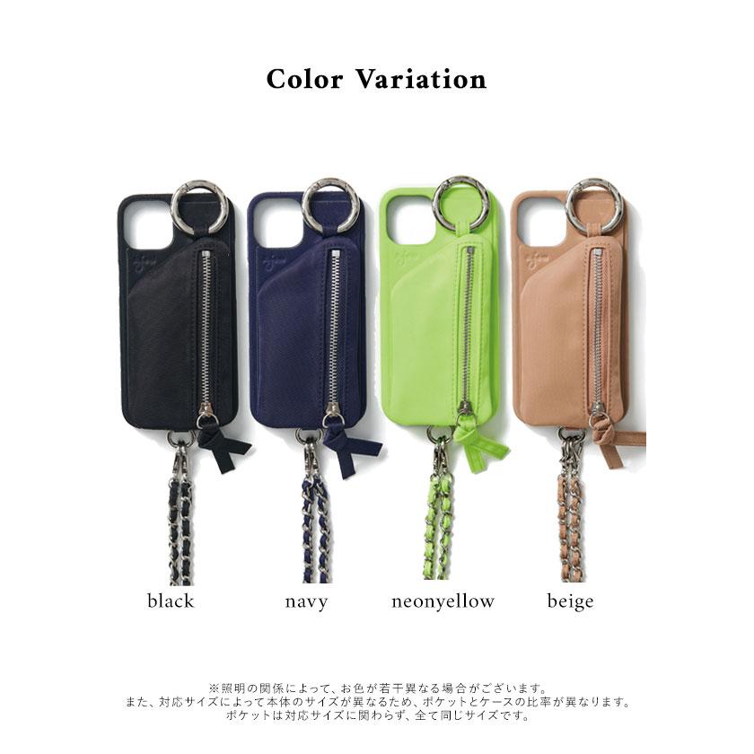 エジュー ajew ajew dress NYLON case shoulder ドレスナイロンケースショルダー iPhone aj02-042｜doubleheart｜02