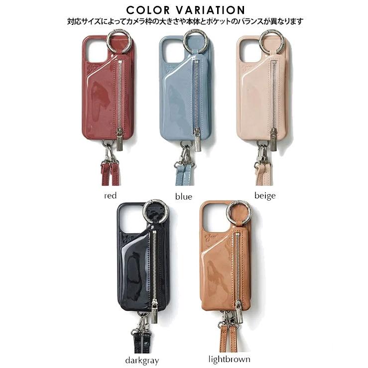 ajew 2019web限定iPhone8plusケース ajew エジュー cadenas vertical zipphone case shoulder 一部10