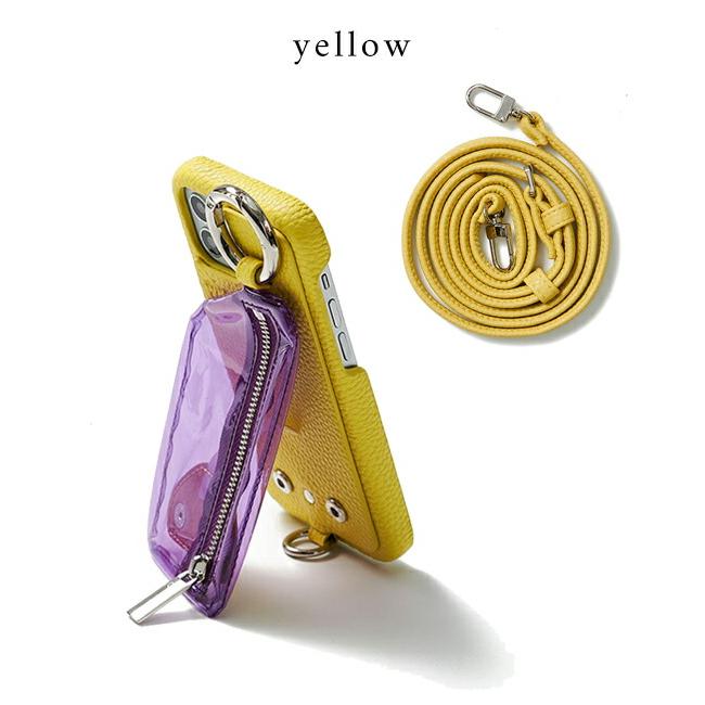 ajew iPhone対応 エジュー cadenas PVC zipphone case shoulder