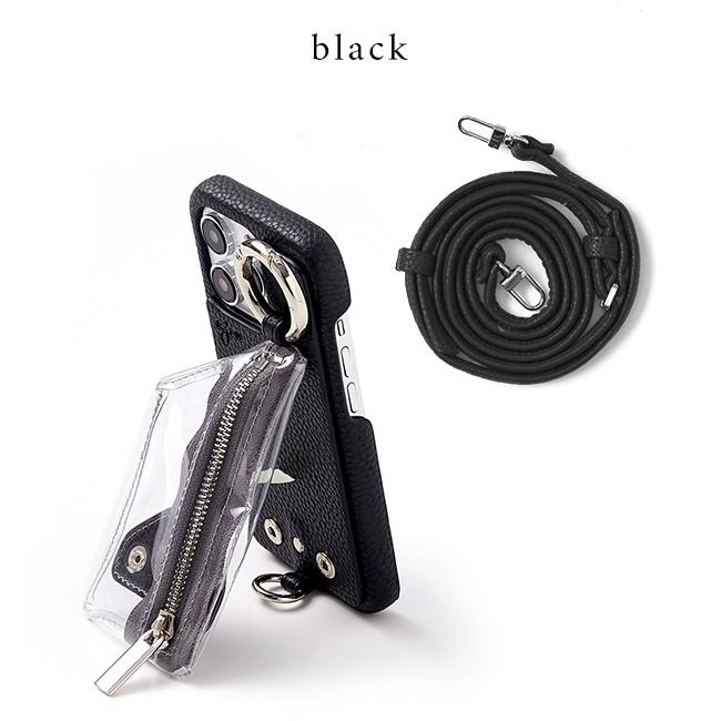 【iPhone対応】 エジュー ajew ajew cadenas PVC zipphone case shoulder スマホケース iPhoneケース ストラップ ショルダー 紐 aj02-046 ギフト 父の日｜doubleheart｜18