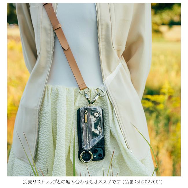【iPhone対応】 エジュー ajew ajew cadenas PVC zipphone case shoulder スマホケース iPhoneケース ストラップ ショルダー 紐 aj02-046 ギフト｜doubleheart｜04