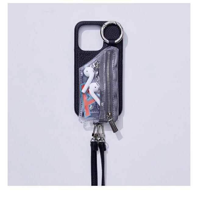 ajew iPhone対応 エジュー cadenas PVC zipphone case shoulder