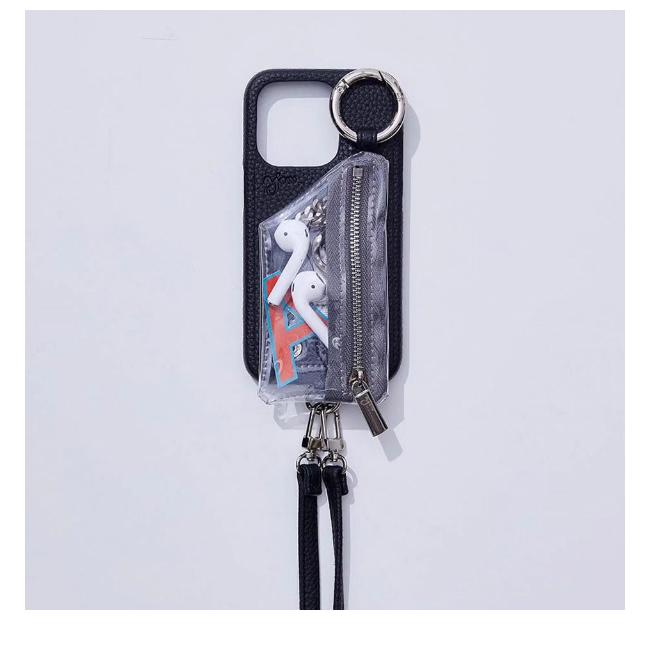 【iPhone対応】 エジュー ajew ajew cadenas PVC zipphone case shoulder スマホケース iPhoneケース ストラップ ショルダー 紐 aj02-046 ギフト 父の日｜doubleheart｜09