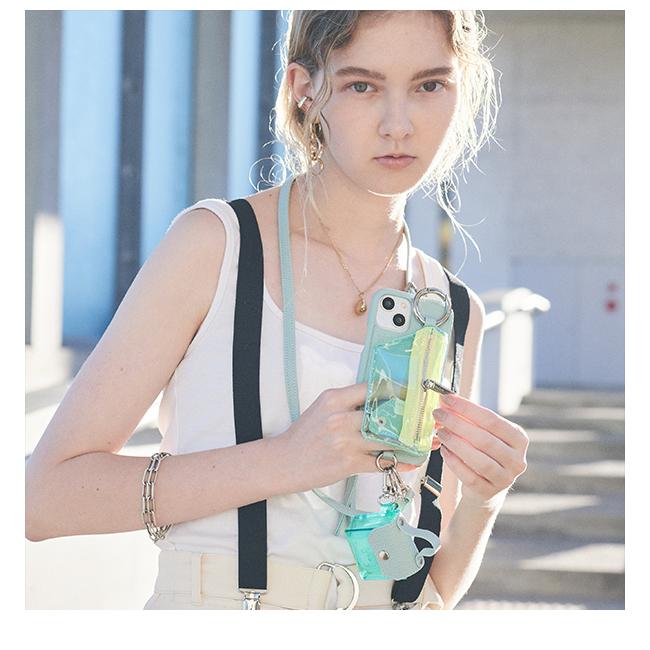 iPhone promax対応 エジュー ajew cadenas PVC zipphone case iPhone promax対応 エジュー ajew cadenas PVC zipphone case