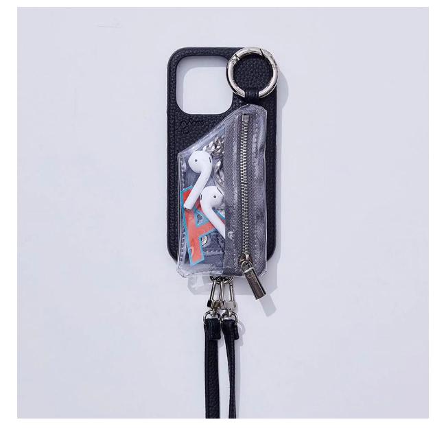 iPhone promax対応 エジュー ajew cadenas PVC zipphone case iPhone promax対応 エジュー ajew cadenas PVC zipphone case