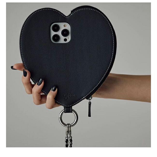 エジュー ajew dress HEART case shoulder 一部12月上旬〜下旬予約 