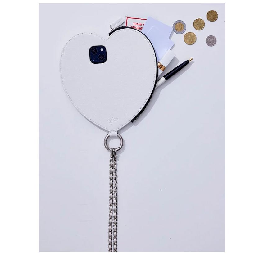 ajew（エジュー） iPhoneProMax対応 ajew dress HEART case shoulder