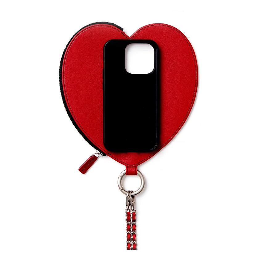 ajew（エジュー） iPhoneProMax対応 ajew dress HEART case shoulder