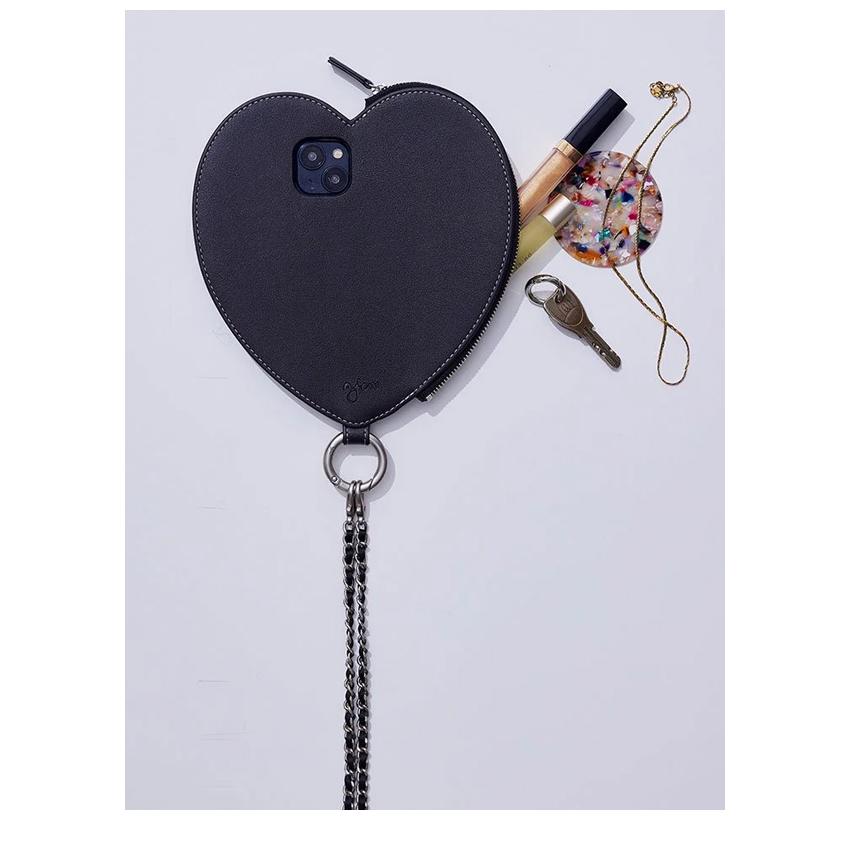 「ajew」dress HEART チェーン ストラップ iPhone15 dress HEART | iPhone15Pro / silver - ajew