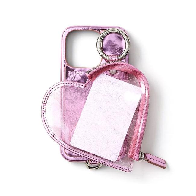 ajew iPhone対応 エジュー PVC heart planet pocket case 一部5 ajew iPhone対応 エジュー PVC heart planet pocket case 一部5