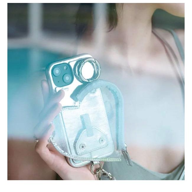 iPhone対応 エジュー ajew PVC heart planet pocket case ハート ポケット iPhone16 iPhone15 14 13 pro ケース カバー aj04-016 aj02-061 | ajew | 05
