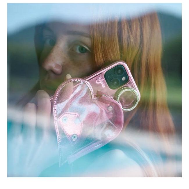 ajew ハートプラネットiPhone13 楽天市場】【公式店】【ajew】ajew PVC heart planet pocket