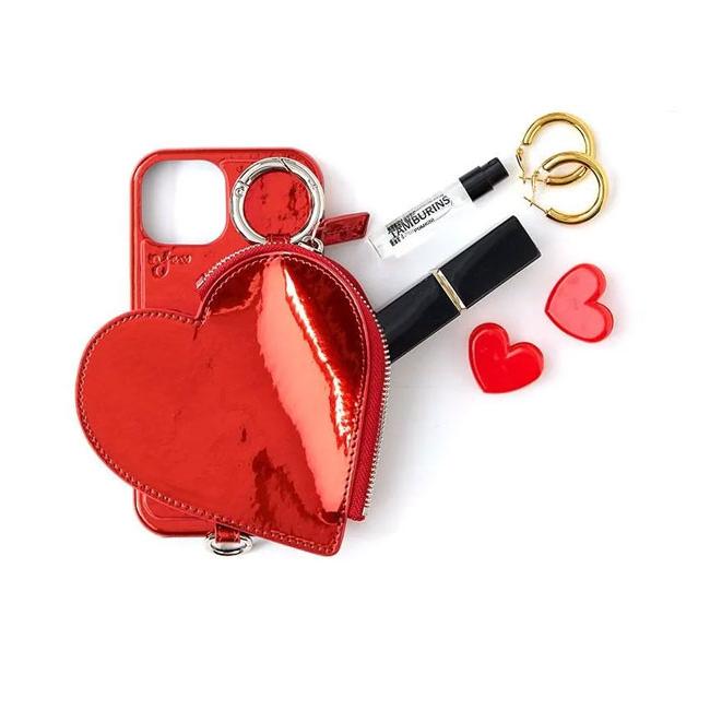 ajew（エジュー） iPhone対応 ajew glow heart pocket case iPhone16