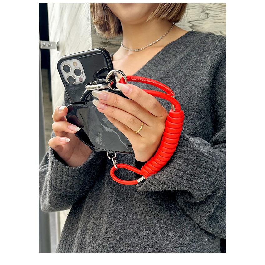 ajew（エジュー） iPhone対応 ajew glow heart pocket case iPhone16