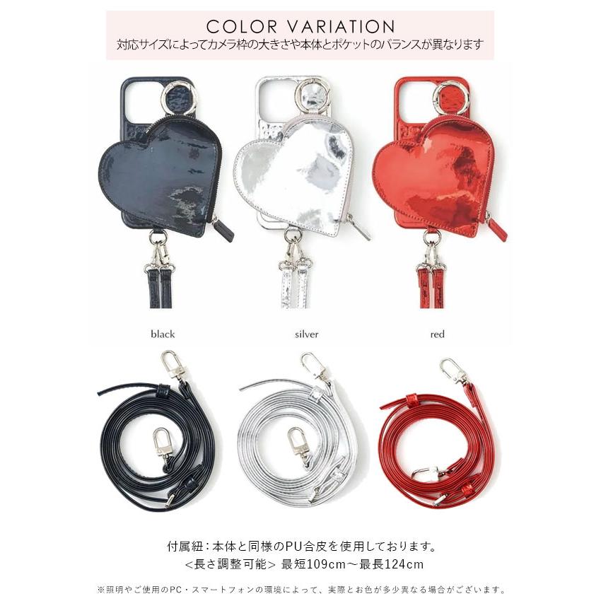 ajew（エジュー） iPhoneProMax対応 ajew glow heart pocket case