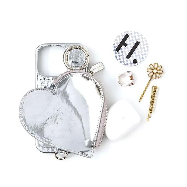 iPhoneアクセサリー ajew glow heart pocket case ajew（エジュー） iPhoneProMax対応 ajew glow heart pocket case