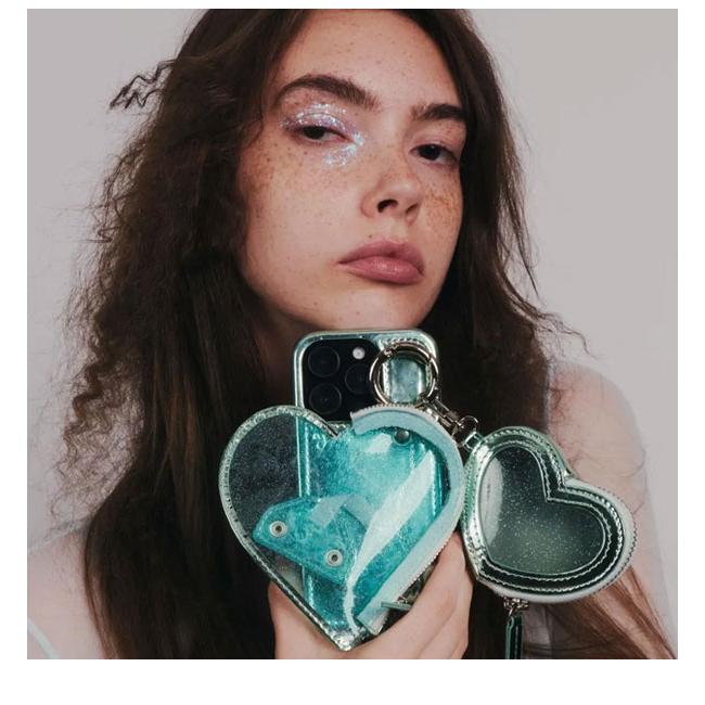 ajew（エジュー） 【iPhone対応】 ajew PVC heart planet pocket case