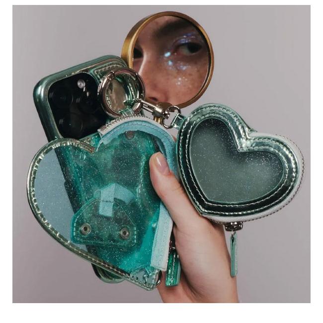 ajew（エジュー） 【iPhoneProMax対応】 ajew PVC heart planet pocket
