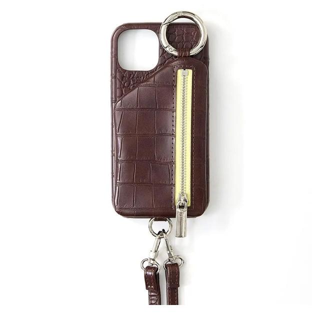 ajew（エジュー） 【iPhone対応】 ajew cadenas croco zipphone case