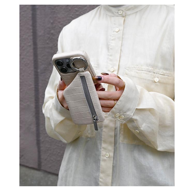ajew（エジュー） 【iPhone対応】 ajew cadenas croco zipphone case