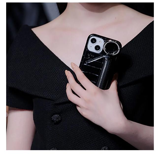ajew（エジュー） 【iPhone対応】 ajew cadenas croco zipphone case