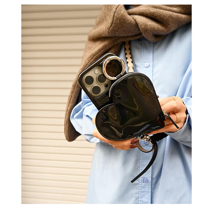 ajew（エジュー） 【iPhoneProMax対応】 ajew glow heart pocket case