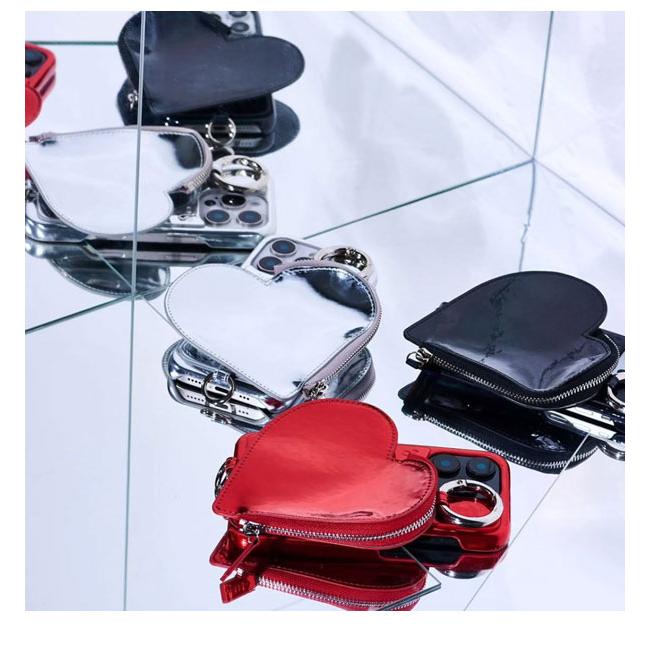 ajew（エジュー） 【iPhoneProMax対応】 ajew glow heart pocket case