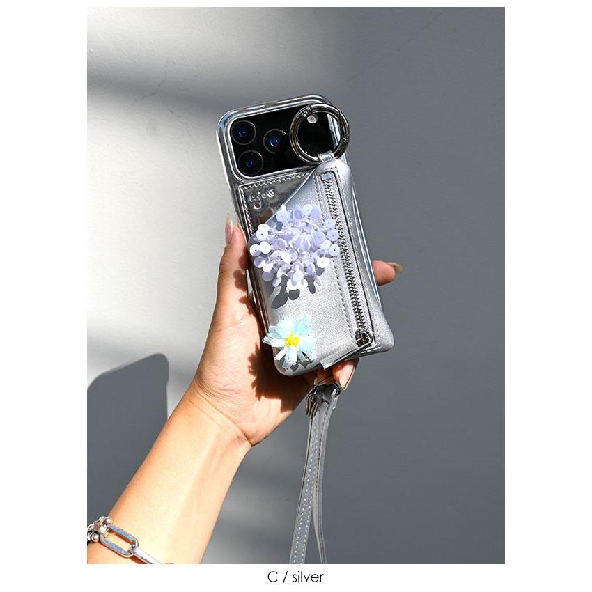 ajew（エジュー） 【iPhone対応】 ajew bloom crystal case ブルーム