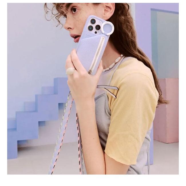 【新品未使用】 ajew iPhone17pro スマホショルダー ストラップ ajew（エジュー） スマホケース ajew/エジュー/「ひも付き