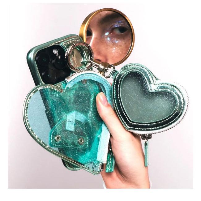 ajew（エジュー） ajew PVC heart planet pouch ハート ポーチ