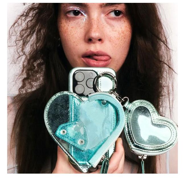 ajew（エジュー） ajew PVC heart planet pouch ハート ポーチ