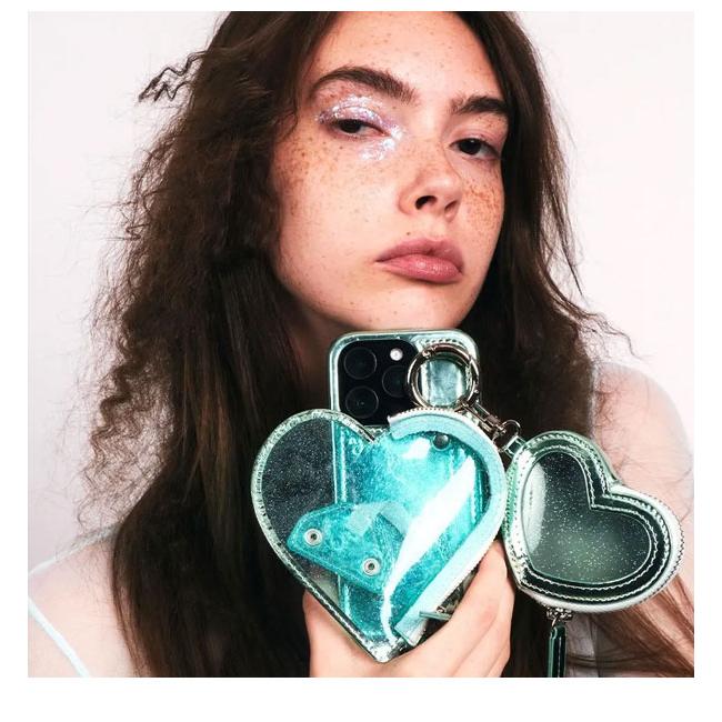 ajew（エジュー） ajew PVC heart planet pouch ハート ポーチ