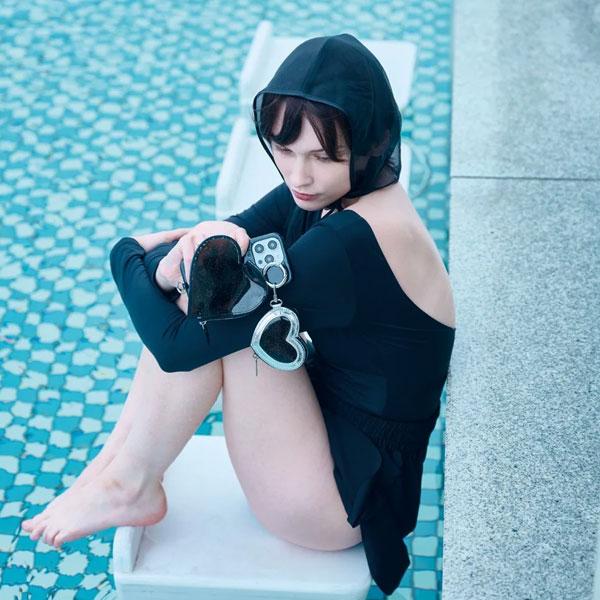 ajew（エジュー） ajew PVC heart planet pouch ハート ポーチ