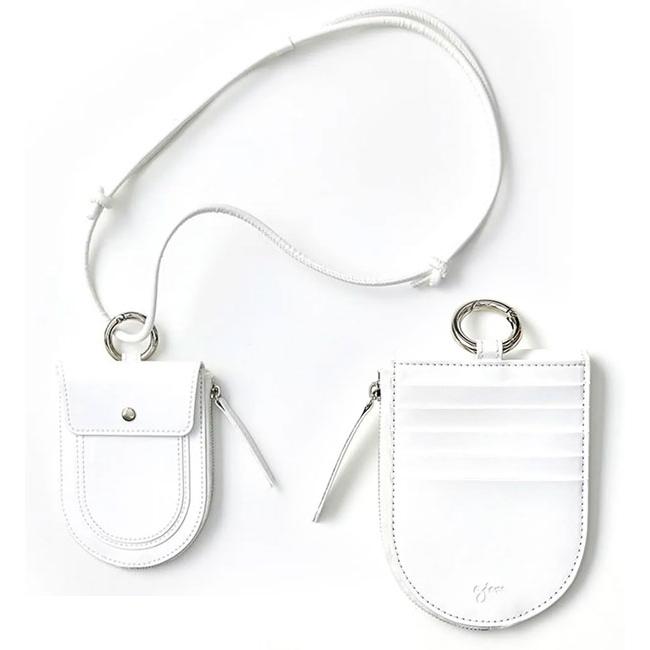 エジュー ajew Function wallet case ウォレット 財布 ショルダー レザー 紐 肩掛け 革 レザー ミニ財布 ユニセックス ギフト aj04-017の画像