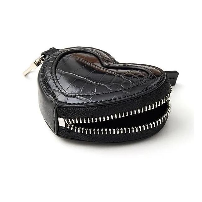 ajew（エジュー） ajew croco HEART pouch クロコハートポーチ