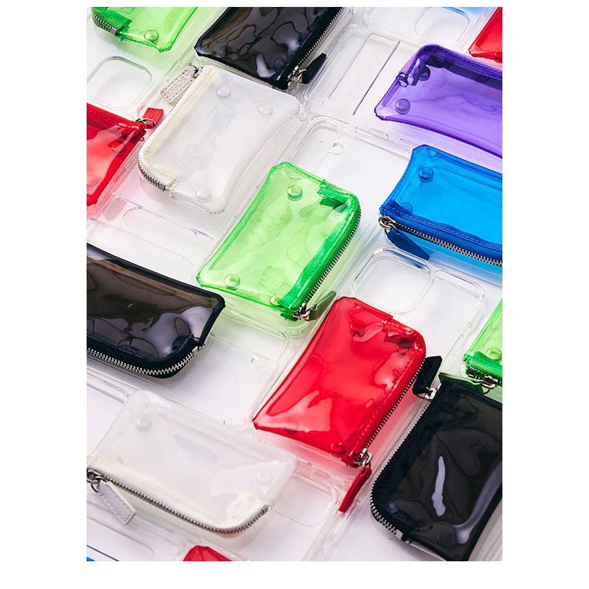 ajew B&C PVC case iPhone16Pro ブラック　black 楽天ポイント還元】A SCENE iPhone16/16Pro/16ProMax B & C PVC