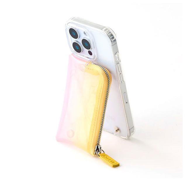 【iPhone対応】 エーシーン a scene B&C PVC clear case iPhone17 16 15 14pro クリア ケース 紐 ストラップ ギフト エジュー ajew as02-035の画像
