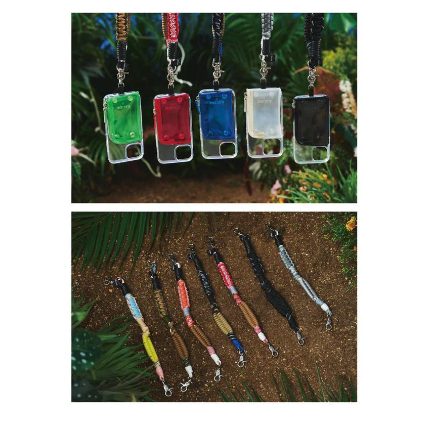 【iPhone対応】 エーシーン a scene B&C PVC clear case iPhone17 16 15 14pro クリア ケース 紐 ストラップ ギフト エジュー ajew as02-035の画像