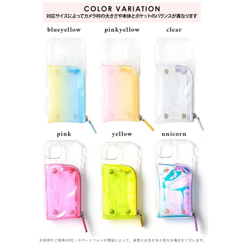 【iPhone対応】 エーシーン a scene B&C PVC clear case iPhone17 16 15 14pro クリア ケース 紐 ストラップ ギフト エジュー ajew as02-035の画像