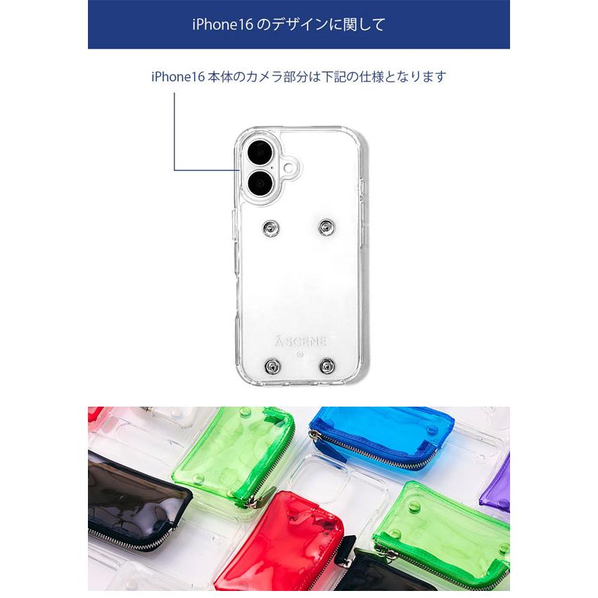 A SCENE iPhone エーシーン a scene B&C PVC clear case