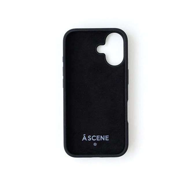【iPhone対応】 エーシーン A SCENE PVC croco silicon case クロコシリコンケース iPhone17 iPhone16 15 pro 小銭入れ 自立 ajew エジュー as02-044の画像