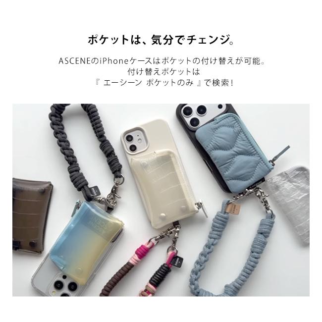 【iPhone対応】 エーシーン A SCENE PVC croco silicon case クロコシリコンケース iPhone17 iPhone16 15 pro 小銭入れ 自立 ajew エジュー as02-044の画像