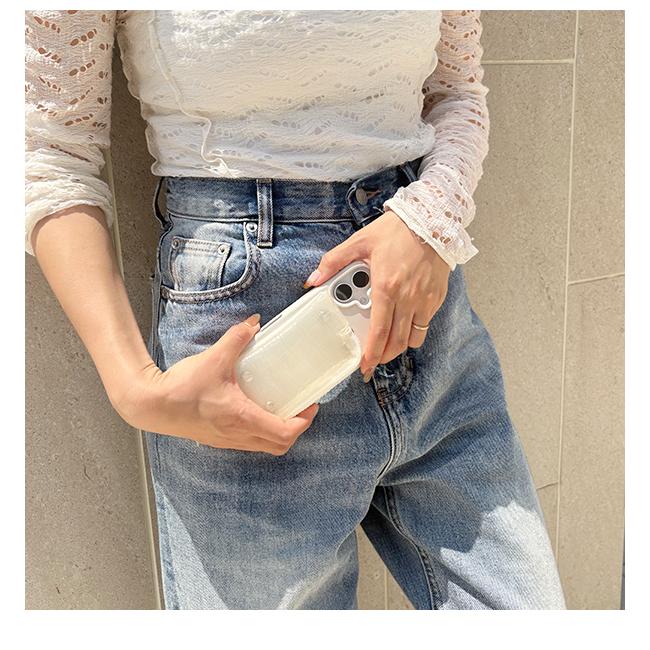 【iPhone対応】 エーシーン A SCENE PVC croco silicon case クロコシリコンケース iPhone17 iPhone16 15 pro 小銭入れ 自立 ajew エジュー as02-044の画像