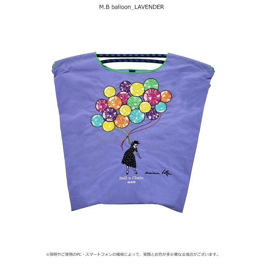 送料無料 Ball＆Chain ボールアンドチェーン 正規品 M.B eiffel touer / M.B balloon Mサイズ マリアンヌバトル コラボ バッグ エコバッグ bcmbm | Ball＆Chain | 04