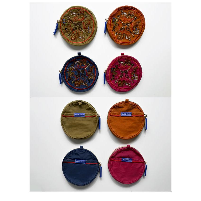 Ball＆Chain（ボールアンドチェーン） 正規品 Round Pouch BANDANA
