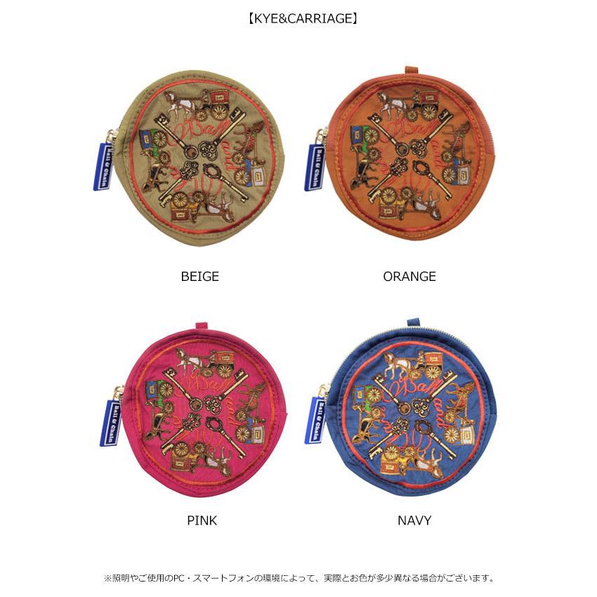 Ball＆Chain（ボールアンドチェーン） 正規品 Round Pouch BANDANA