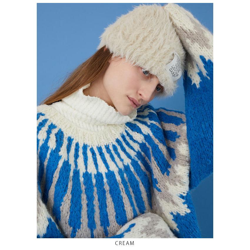 SALE AWESOME NEEDS オーサムニーズ BEAR KNIT HAT FUR レディース 帽子 ハット 小物 bkhat-fur｜doubleheart｜07