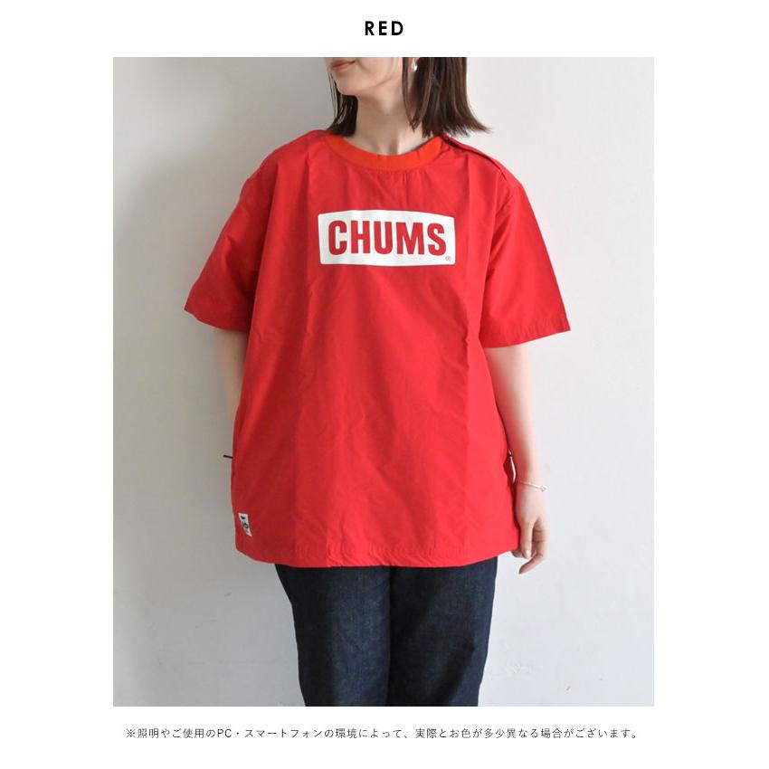 SALE CHUMS チャムス CHUMS Logo Fan T-Shirt ロゴファンティーシャツ レディース トップス 半袖 Tシャツ カットソー コットン ファン CHUMS FAN WEAR｜doubleheart｜04